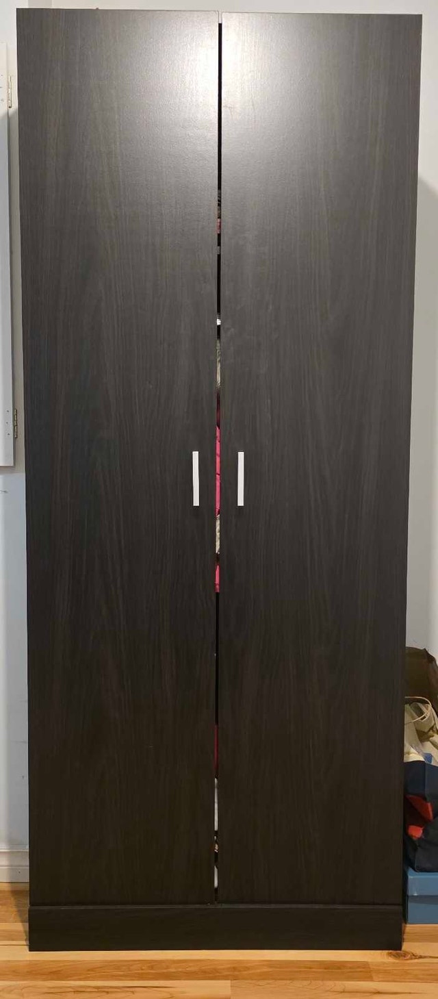 Sauder Wardrobe - Dark Brown, Two Doors