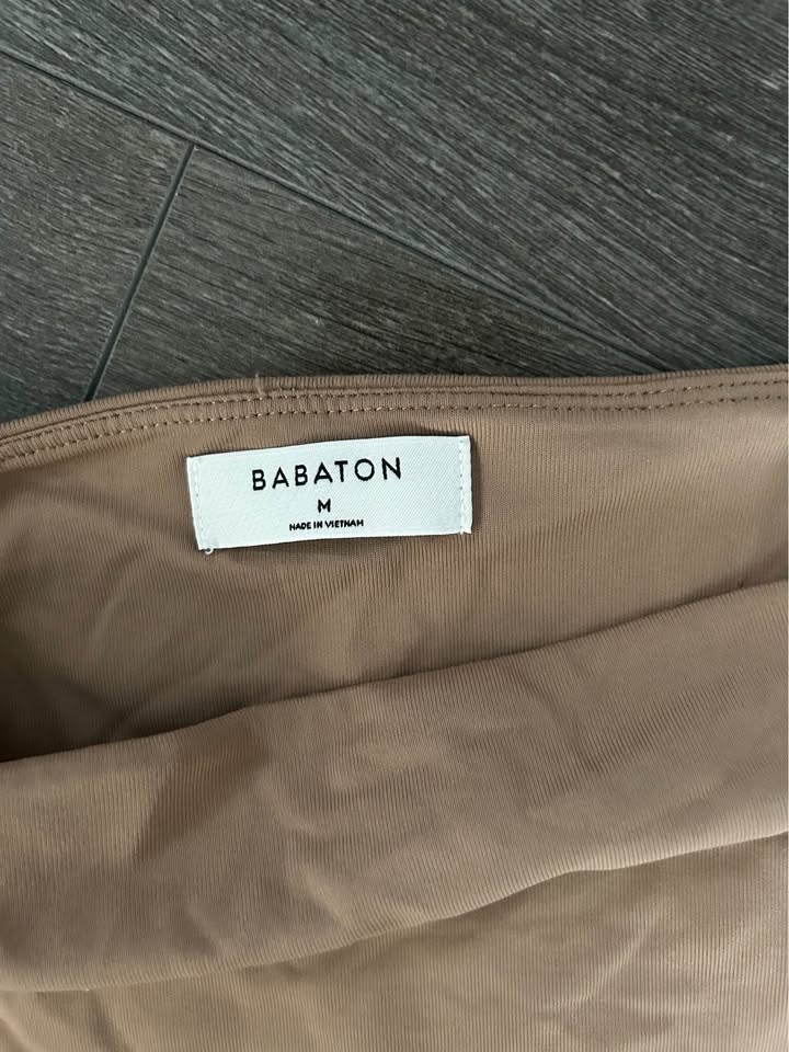 Babaton Long Sleeve Square Neck Bodysuit - Size Medium - photo 5