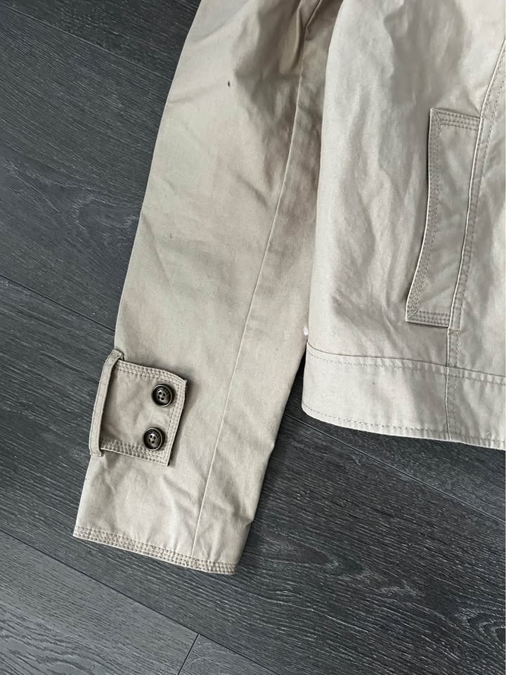GUESS Beige Double Breasted Cargo Jacket - photo 5