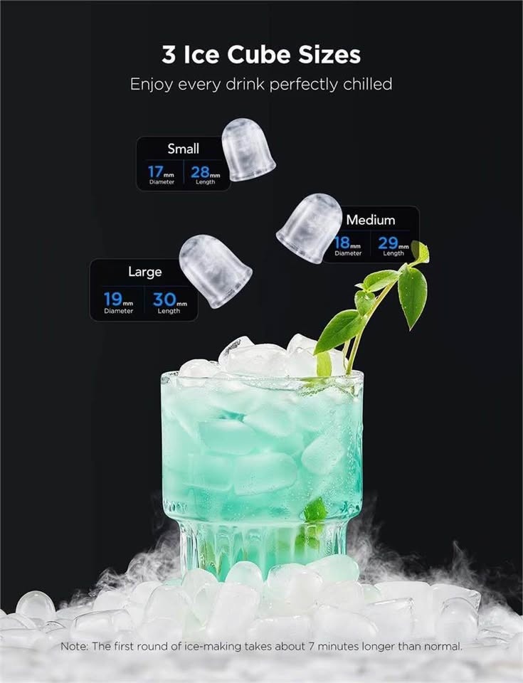 GoveeLife Smart Countertop Ice Maker - Black - photo 4
