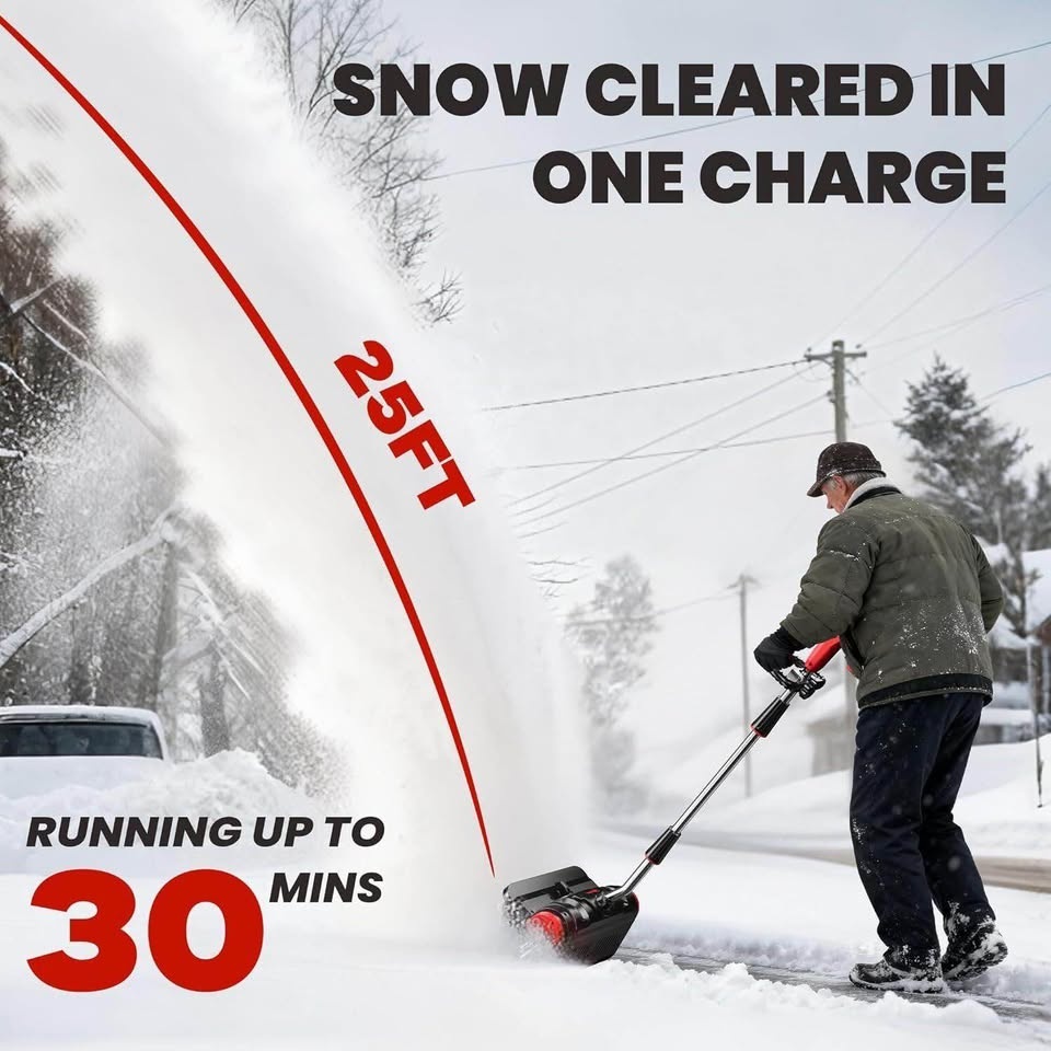 Snow Shovel 40V Cordless Snow Blower 13-Inch - photo 3