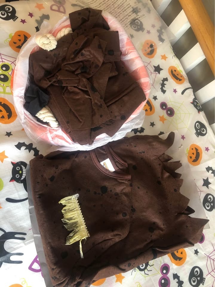 Scary Scarecrow Pumpkin Head Costume - photo 4
