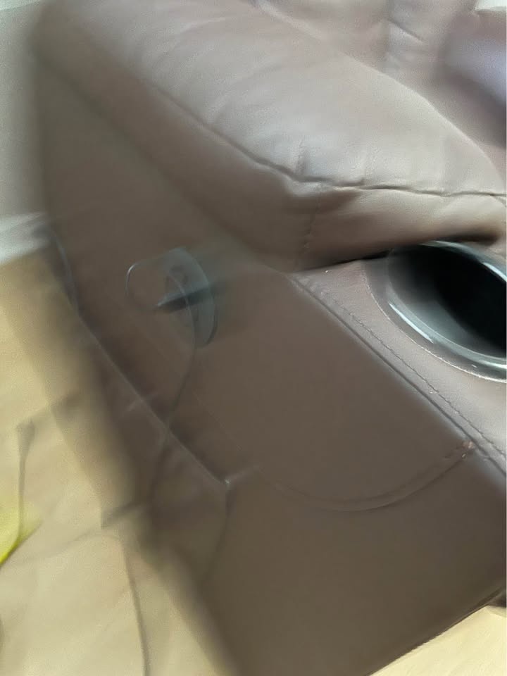 Electric Leather Sofa Recliner with Massage - photo 3
