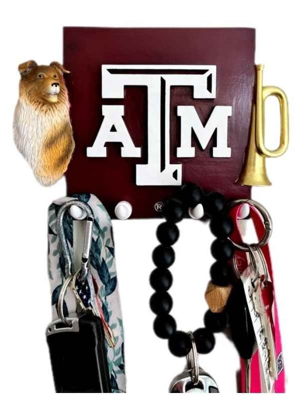 Texas A&M Aggies Key Rack Wall Holder - photo 2