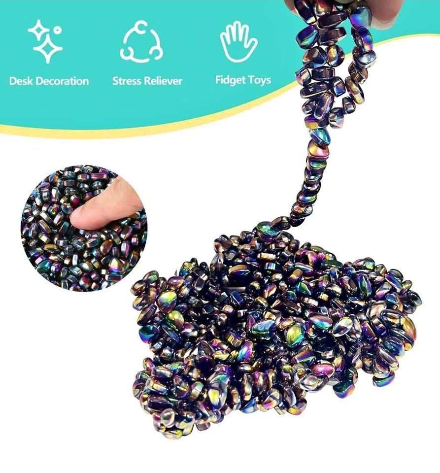 510pcs Magnetic Ferrite Putty / Fidget Stones