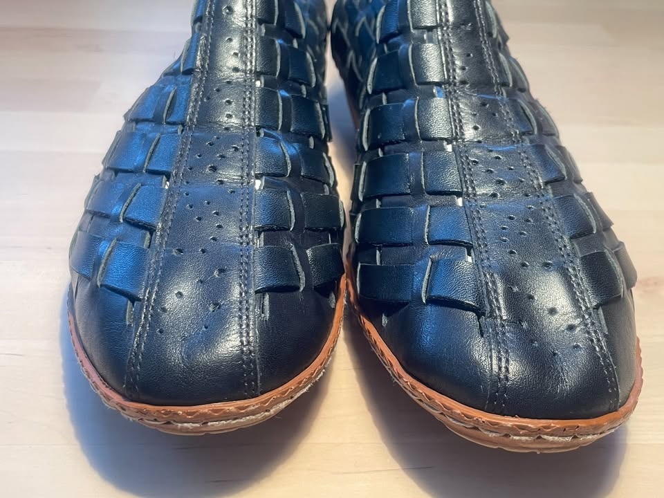 Rieker Sina Slingback Shoes Black Leather EU 40 US 39 - photo 5