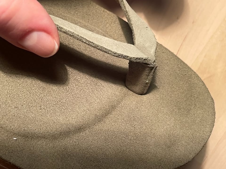 Timberland Thong Ankle-Strap Sandals Green Olive Nubuck US 6.5-7 - photo 5