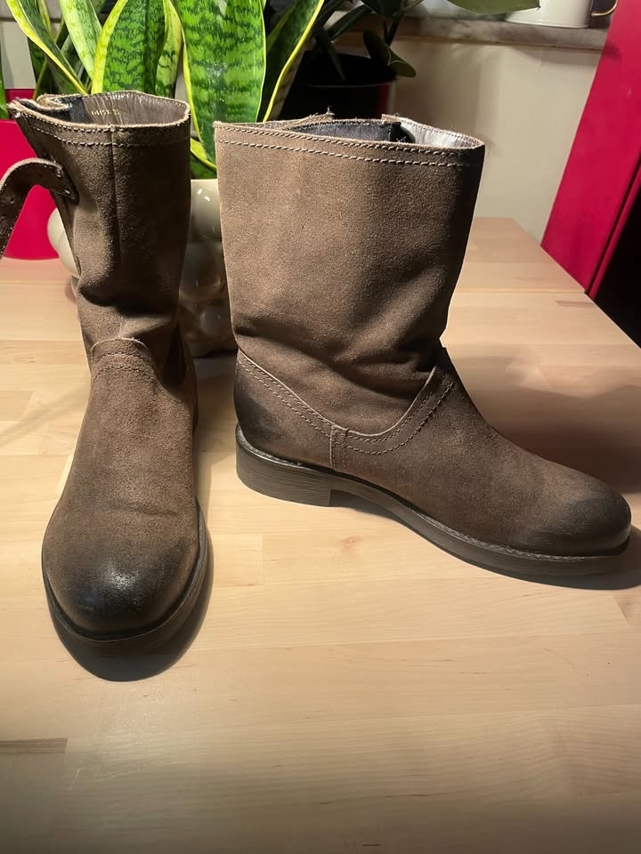Geox Brown Suede Ankle Boots - US 8 / EU 38.5 - photo 2