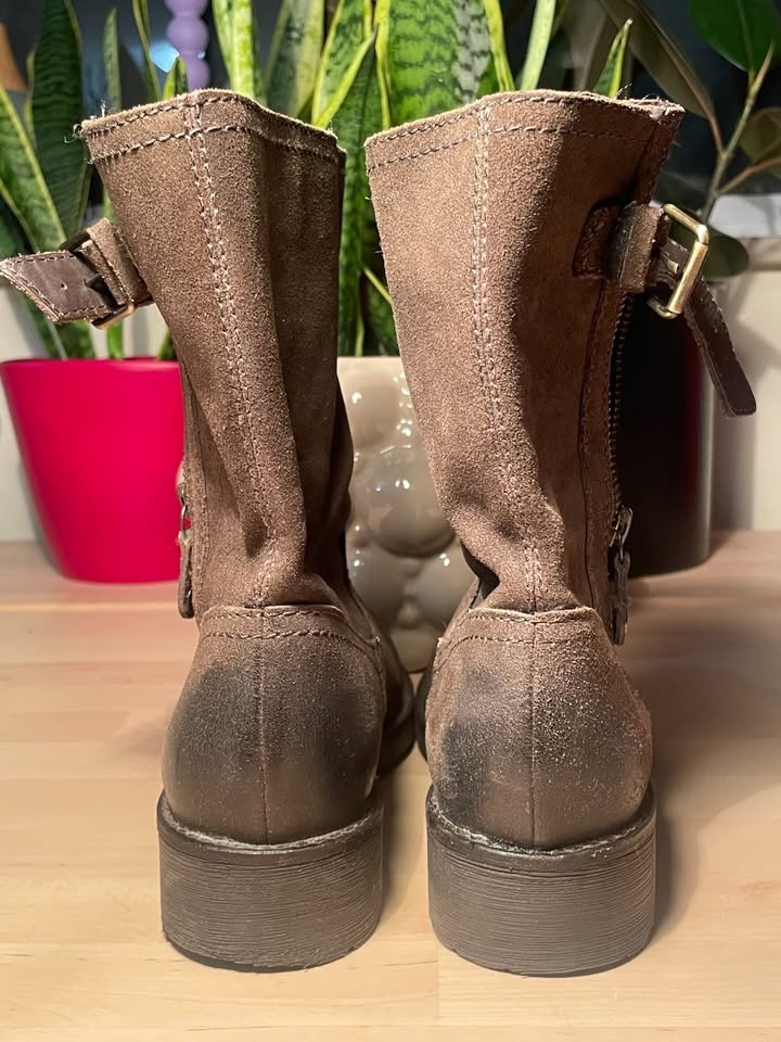 Geox Brown Suede Ankle Boots - US 8 / EU 38.5 - photo 5