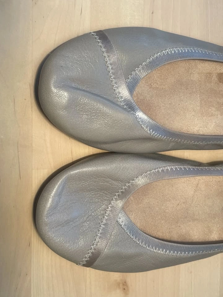 Taupe Beige Vionic Spark Caroll Leather Ballet Flats US 8 - photo 4