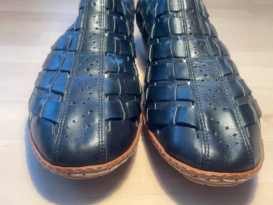 Rieker Sina slingback shoes black leather EU 40 US 39 - photo 5