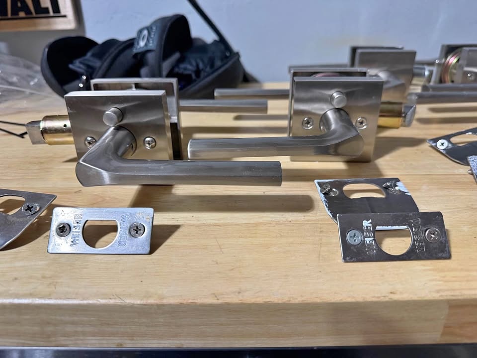 Weiser Privacy Lever Handles (Bedroom/Bathroom) - 3 Available