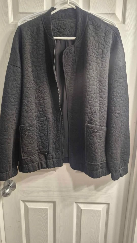 Justalwart Dark Grey Full-Zip Knit Sweater & Quilted Jacket L - photo 4
