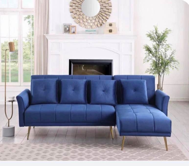 Convertible Sectional Couch + Guest bed.