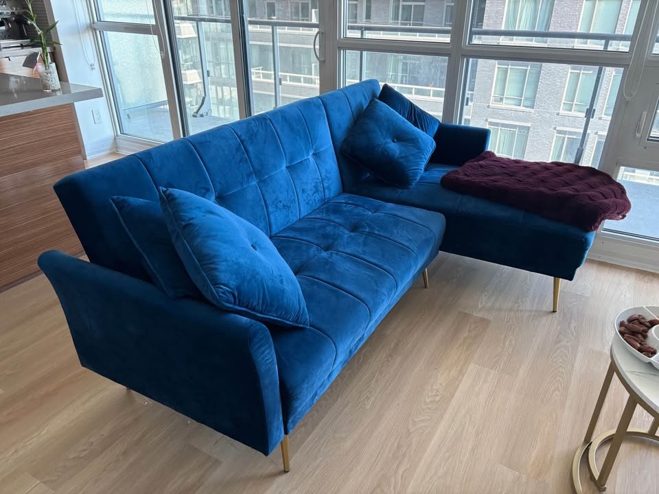Convertible Sectional Couch + Guest bed. - photo 4