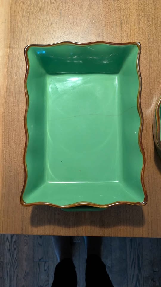 Green Ceramic Dishes - photo 4