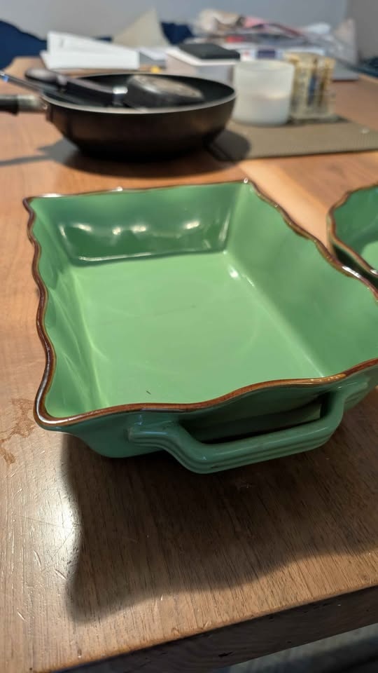 Green Ceramic Dishes - photo 5