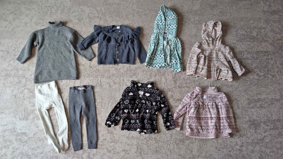 18-24m ADORABLE Fall Spring Winter Sweater 8 piece girl bundle