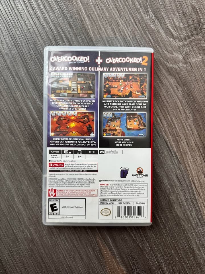 Nintendo Switch Games - Sports, Overcooked, Mario Kart, Taiko - photo 5
