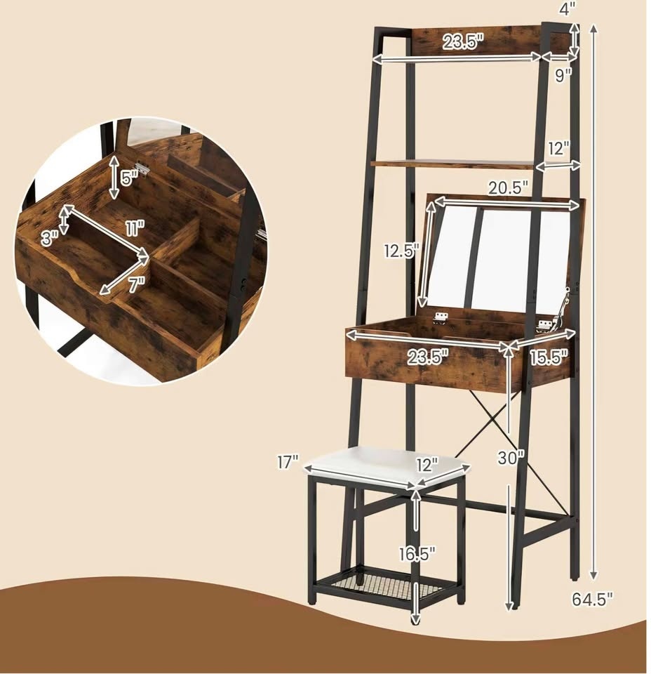 Vanity Desk Set - CHARMAID - photo 2