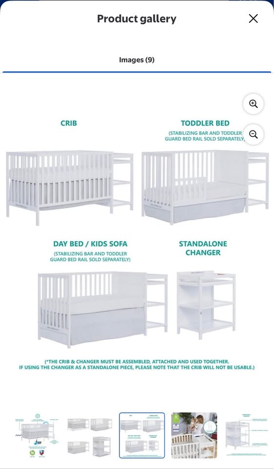 Dream On Me Hamilton 4-in-1 Crib Changer - photo 2