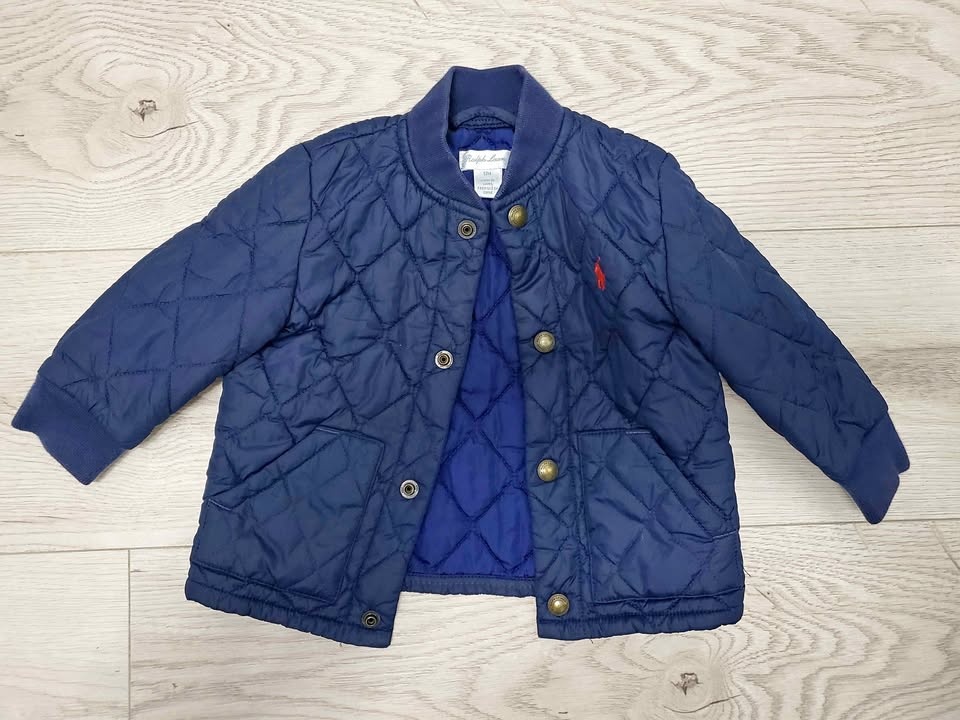 Ralph Lauren Spring/Autumn Jacket - Baby Boy 12 Months - Navy Qu