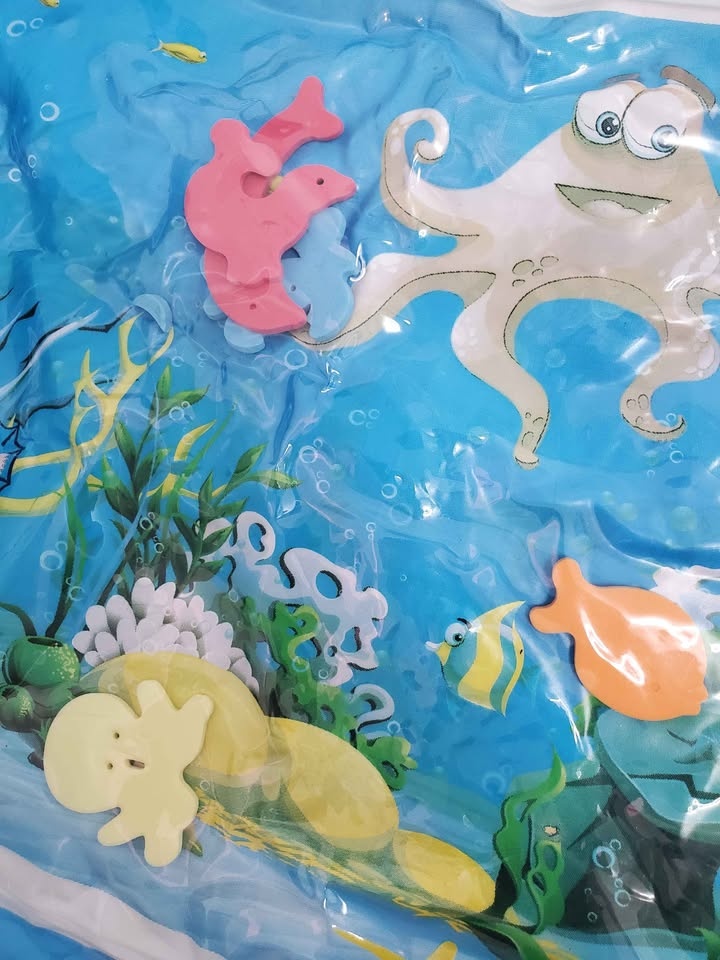 Tummy time baby water mat - photo 4