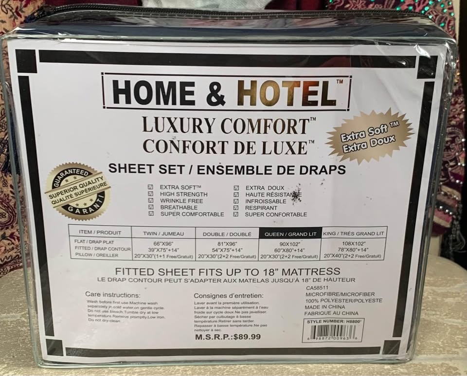 Home & Hotel Luxury Comfort Sheet Set - photo 2