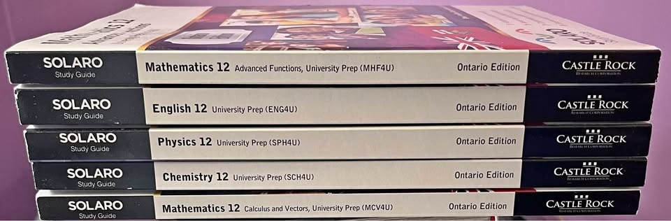 SOLARO Study Guides University Prep