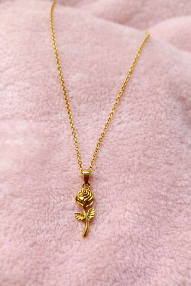 Stainless Steel 18K Gold Plated Necklace