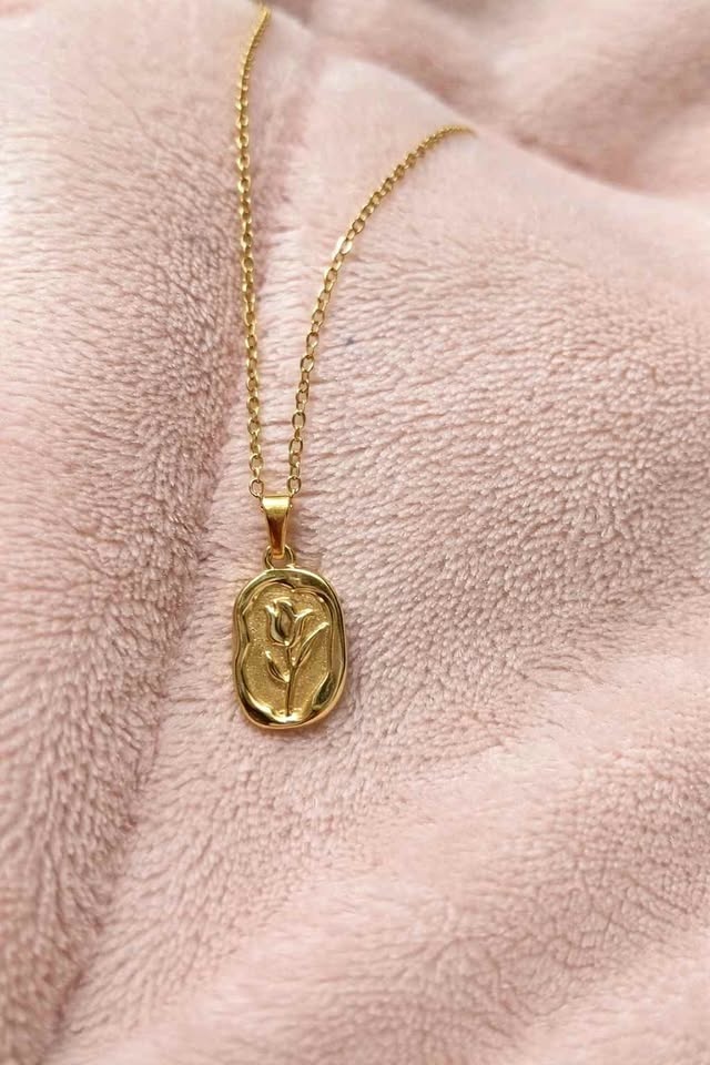 Stainless Steel 18k Gold Plated Necklace