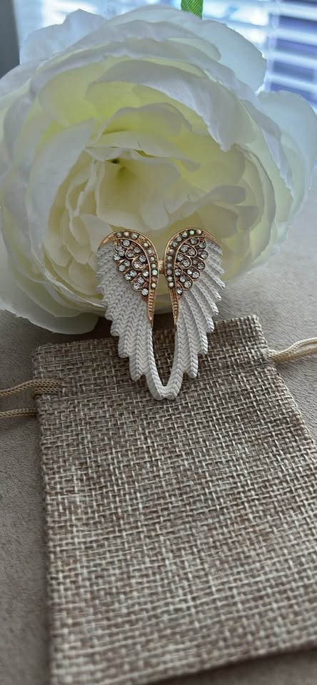Angel wings Brooch - photo 3
