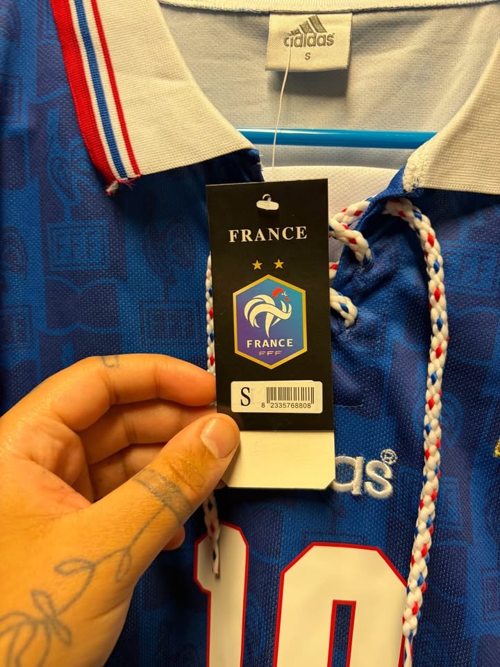 France Zinedine Zidane 1996-1998 Jersey - photo 3