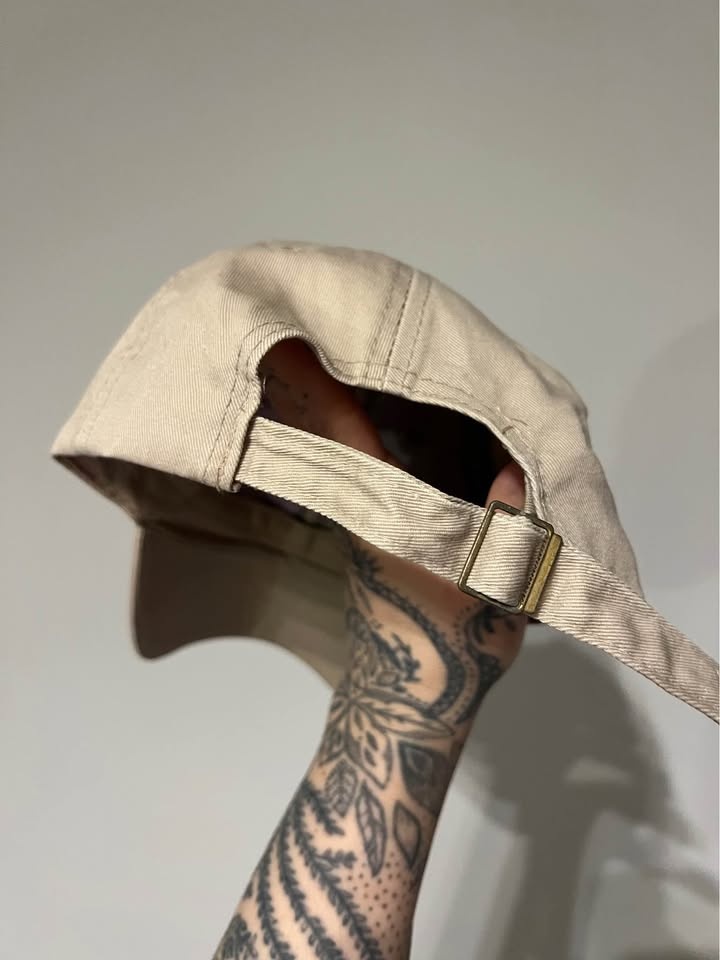 Adidas Beige Cap Sports Hat Khaki Y2K - photo 3