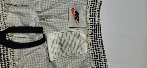 Vintage 90s Nike Tennis Shorts Geometric Dobby Pattern Swoosh - photo 3