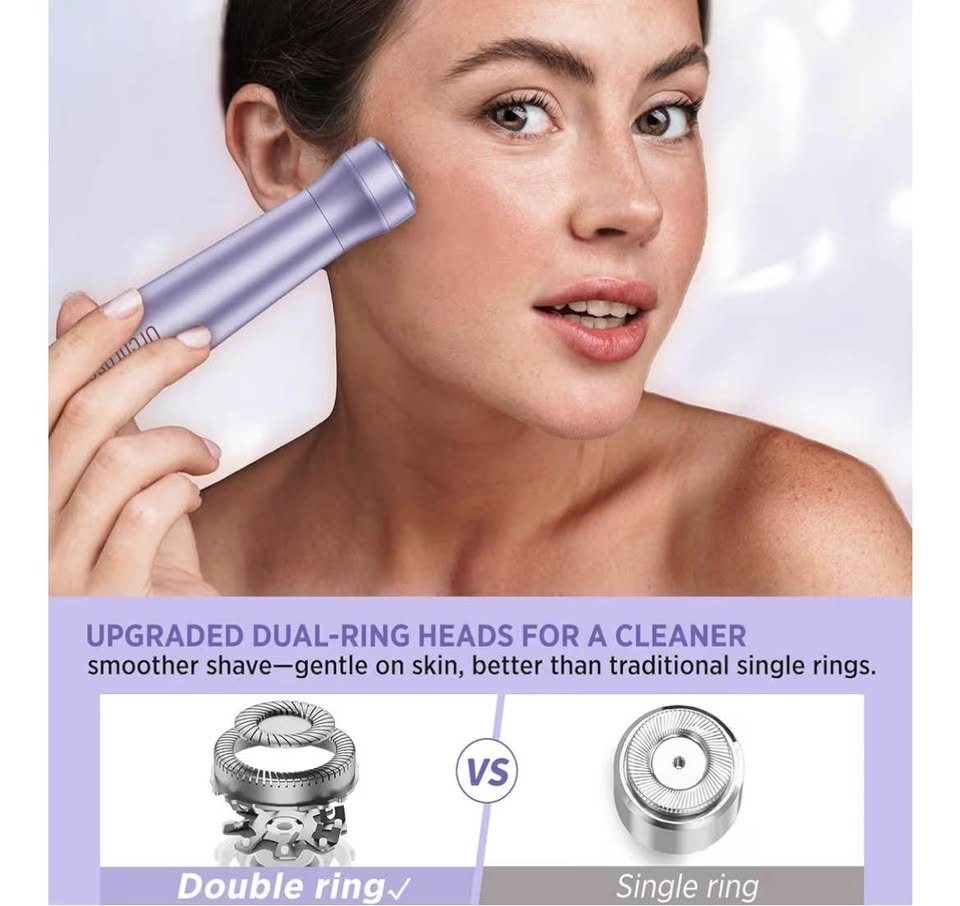 Women's Rechargeable Electric Razor - Periwinkle - photo 3