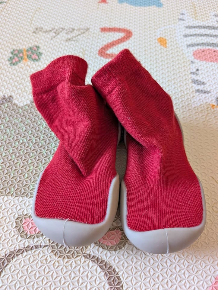 *NEW* Baby Red knit Walker Shoe