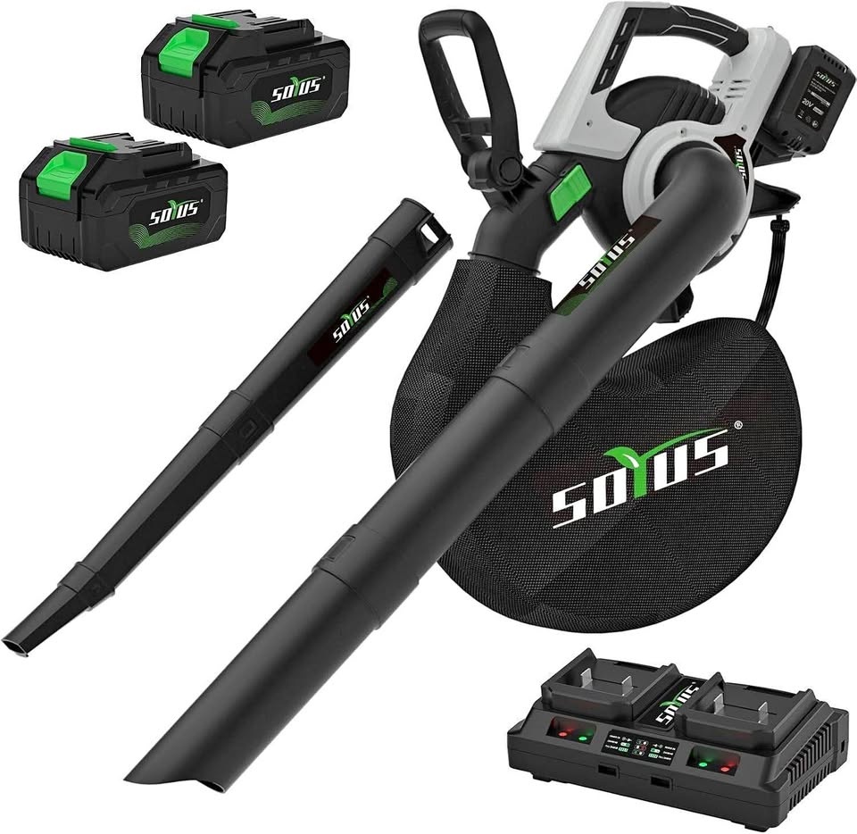 NEW- Cordless Leaf Blower & Vacuum 3in1