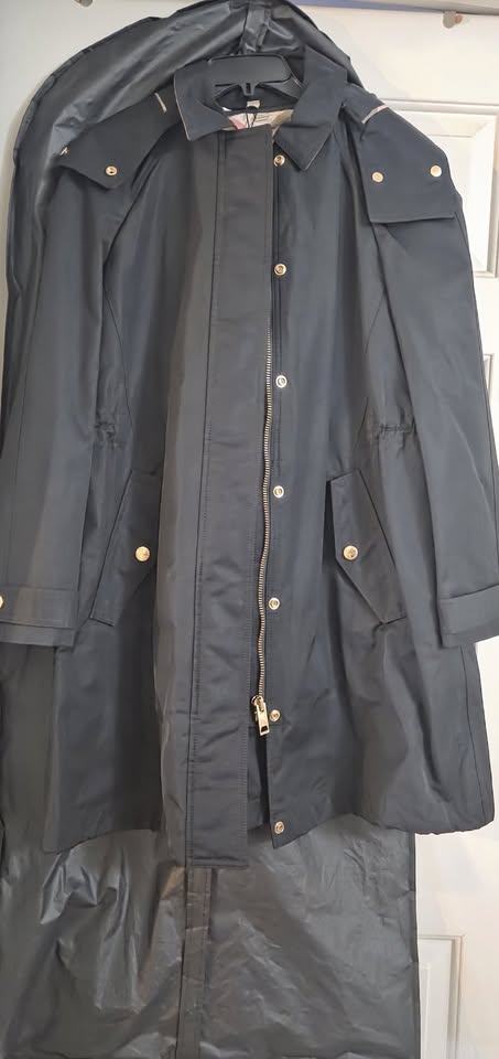 BRAND NEW - Burberry Harlington Parka Coat - Black - Sz 10 US - photo 2
