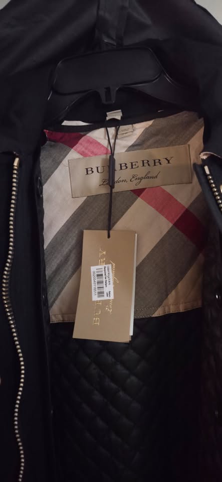 BRAND NEW - Burberry Harlington Parka Coat - Black - Sz 10 US - photo 5