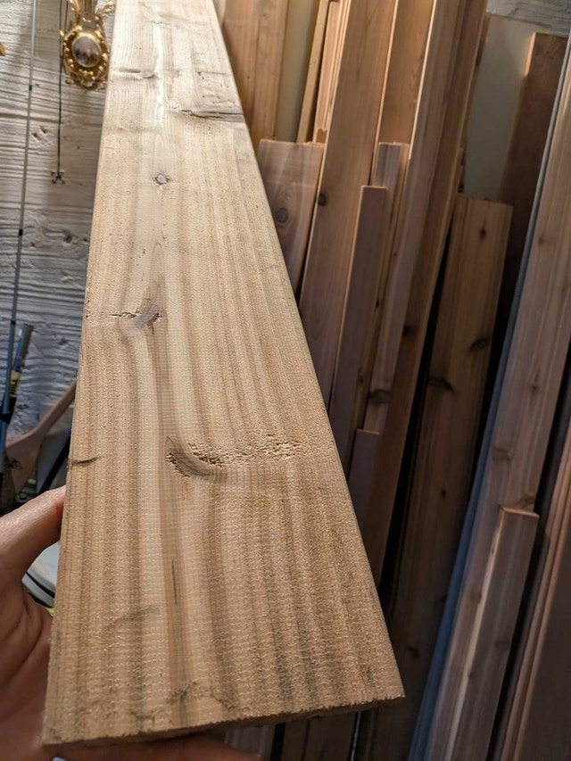 Cedar Lumber for Sauna 1"x6"x6' - 140 sq. Ft. - Inside 4 Years