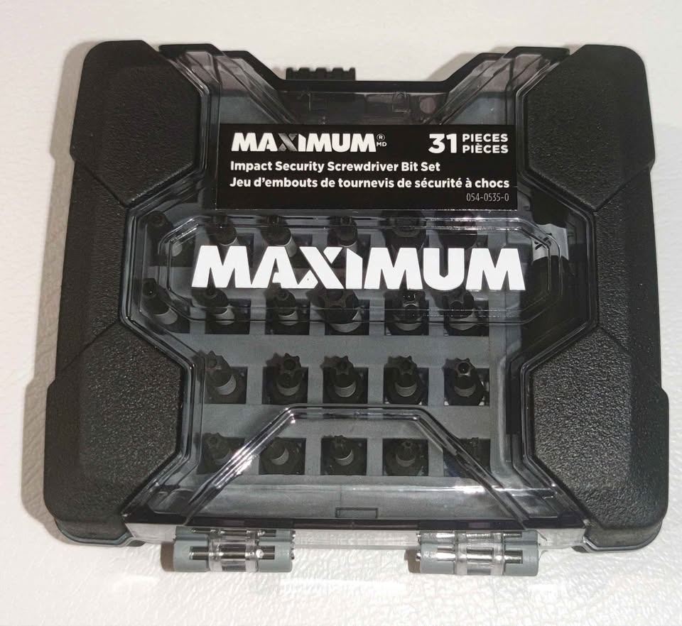 MAXIMUM 31 Piece Impact Security Bit Set