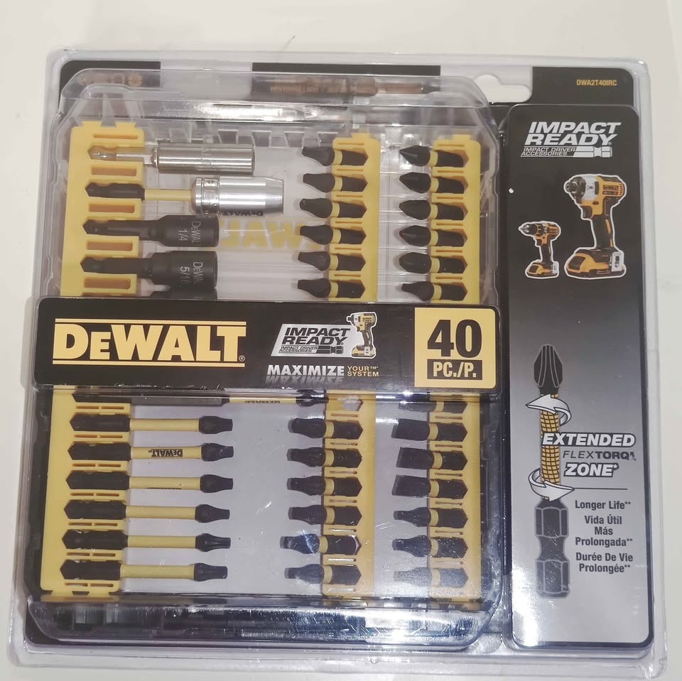 DEWALT FlexTorq Impact Ready 40pc Bit Set