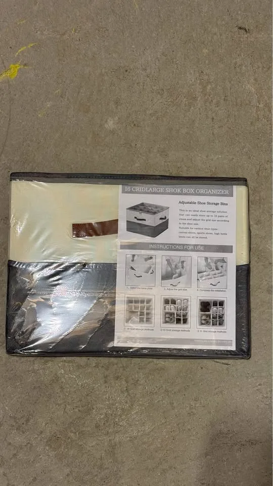 BNIB Foldable Shoe Organizer (16 Compartments) image indicator(5)