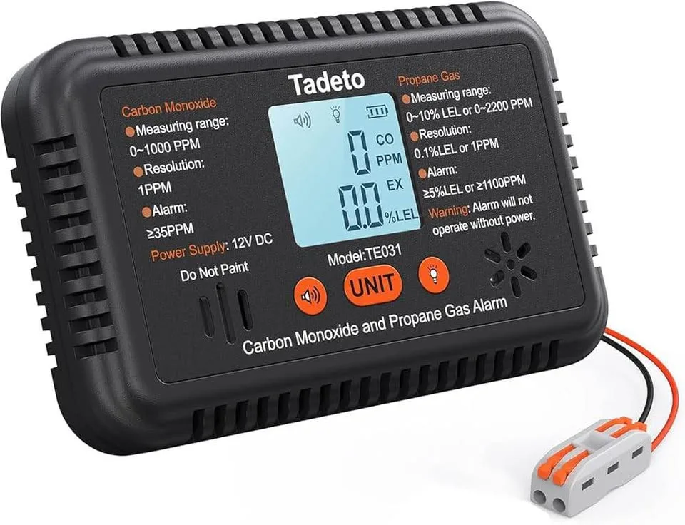 RV Carbon Monoxide and Propane Gas Alarm thumbnail