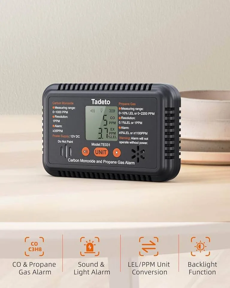 RV Carbon Monoxide and Propane Gas Alarm image indicator(3)