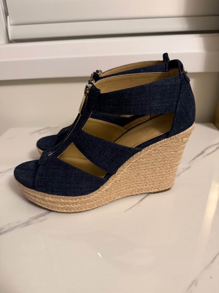 Denim Michael Kors Wedges Heels - photo 2