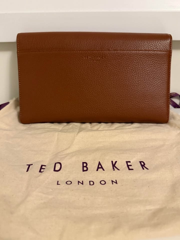 Ted Baker Tan Leather Travel Purse/Wallet/Clutch - photo 4