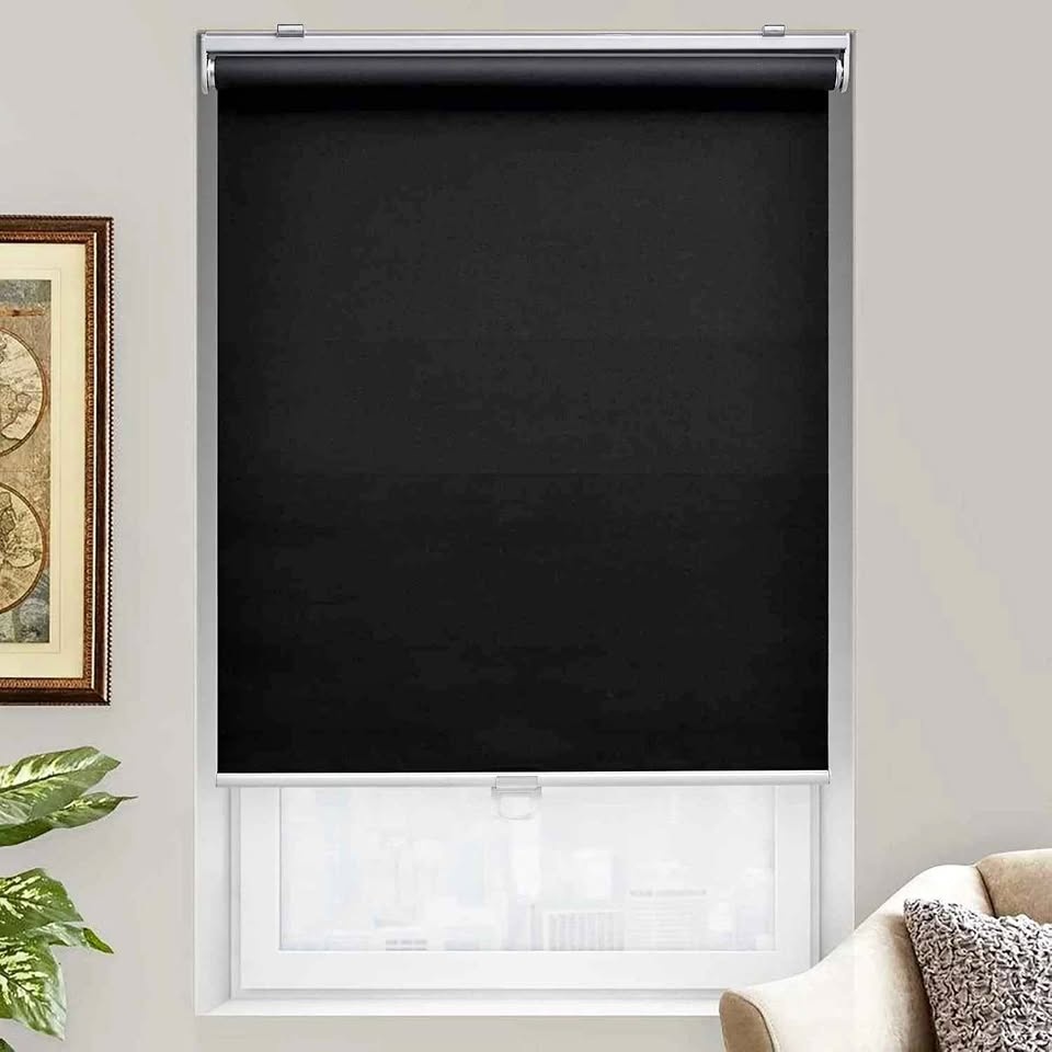 AOSKY Cordless Roller Shades Blackout Blind