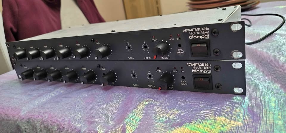BIAMP Advantage 601e Mic/Line Mixer - Like New